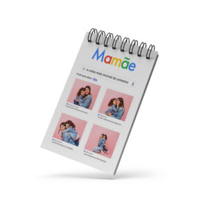 Bloco de Notas 10x15cm - Dia das Mães - Pesquisa Mãe