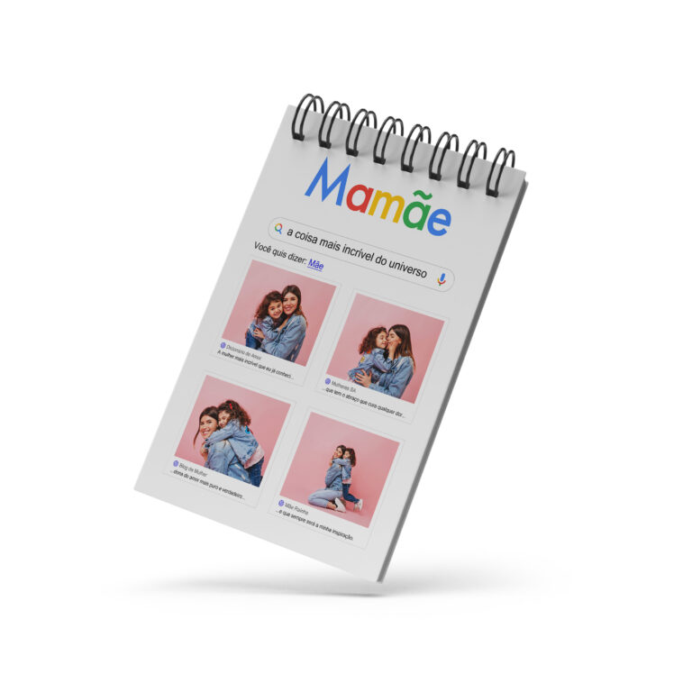 Bloco de Notas 10x15cm – Dia das Mães – Pesquisa Mãe