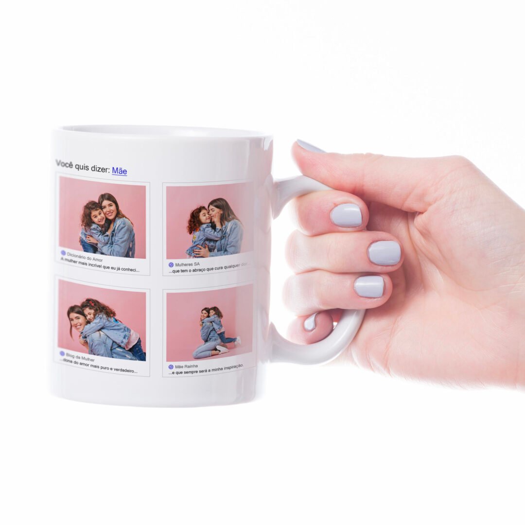 Caneca Cerâmica - Dia das Mães - Pesquisa Mãe