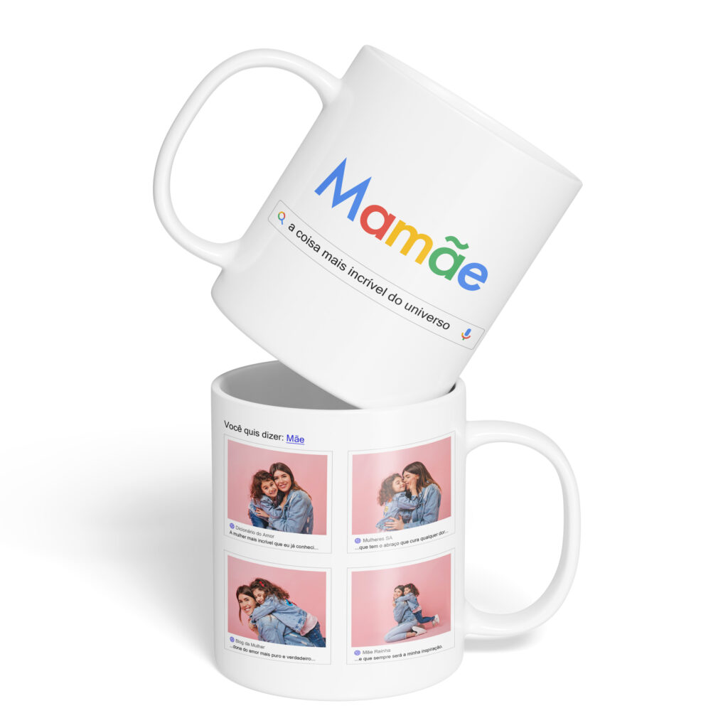 Caneca Cerâmica - Dia das Mães - Pesquisa Mãe
