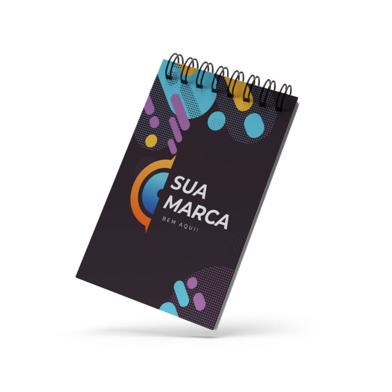 Bloco de notas 10x15cm – Personalize com sua Marca