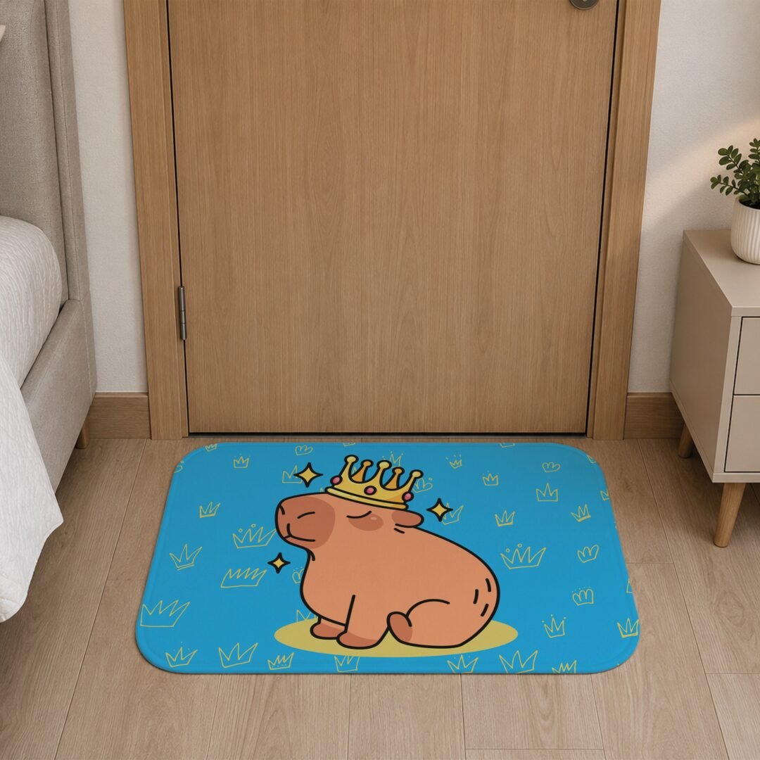 Tapete de Porta 60x40cm - Capivara - Realeza