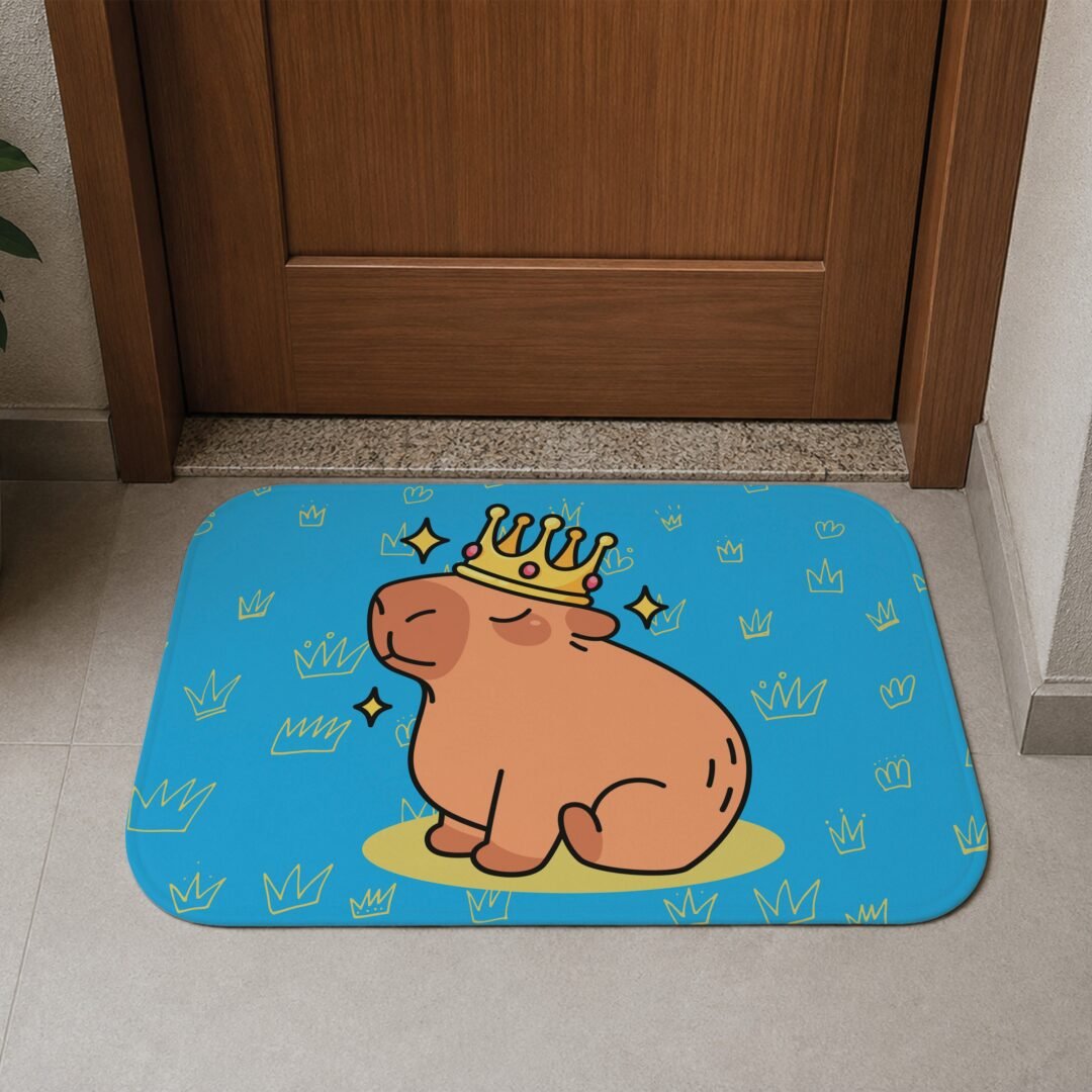 Tapete de Porta 60x40cm - Capivara - Realeza