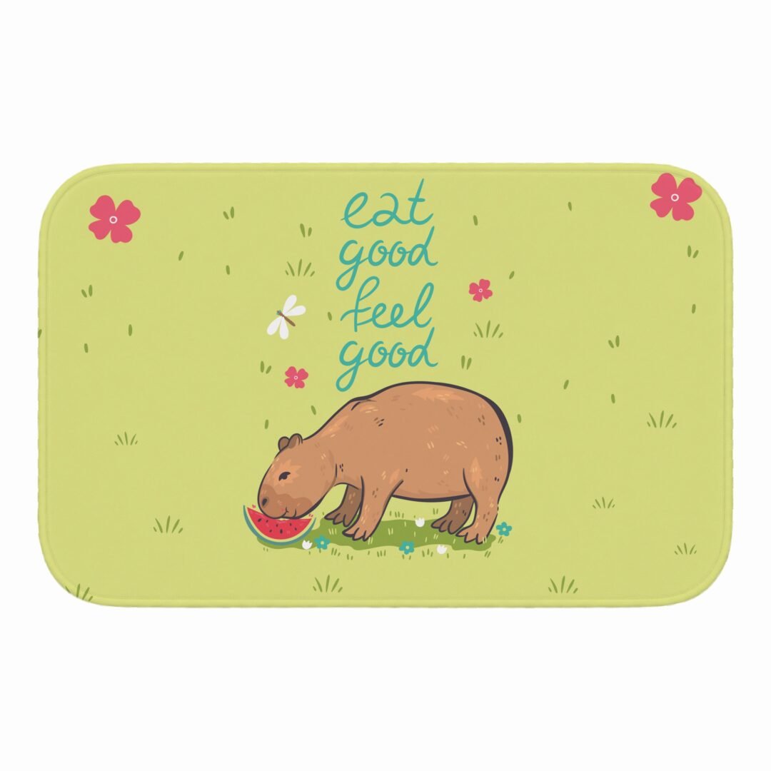 Tapete de Porta 60x40cm - Capivara - Feel Good