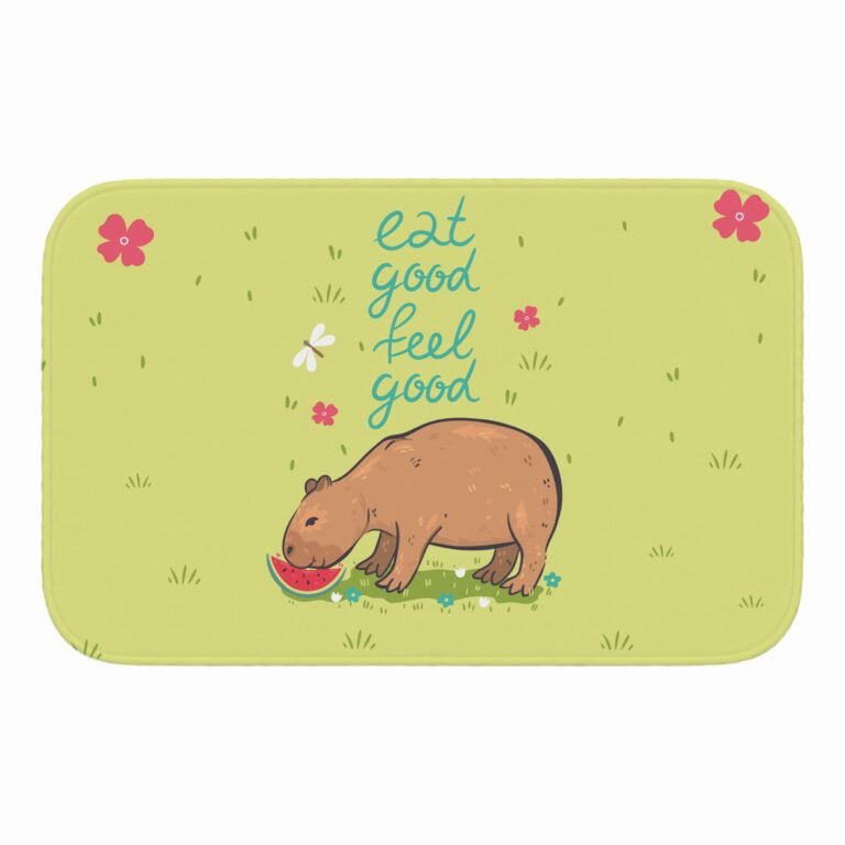 Tapete de Porta 60x40cm – Capivara – Feel Good