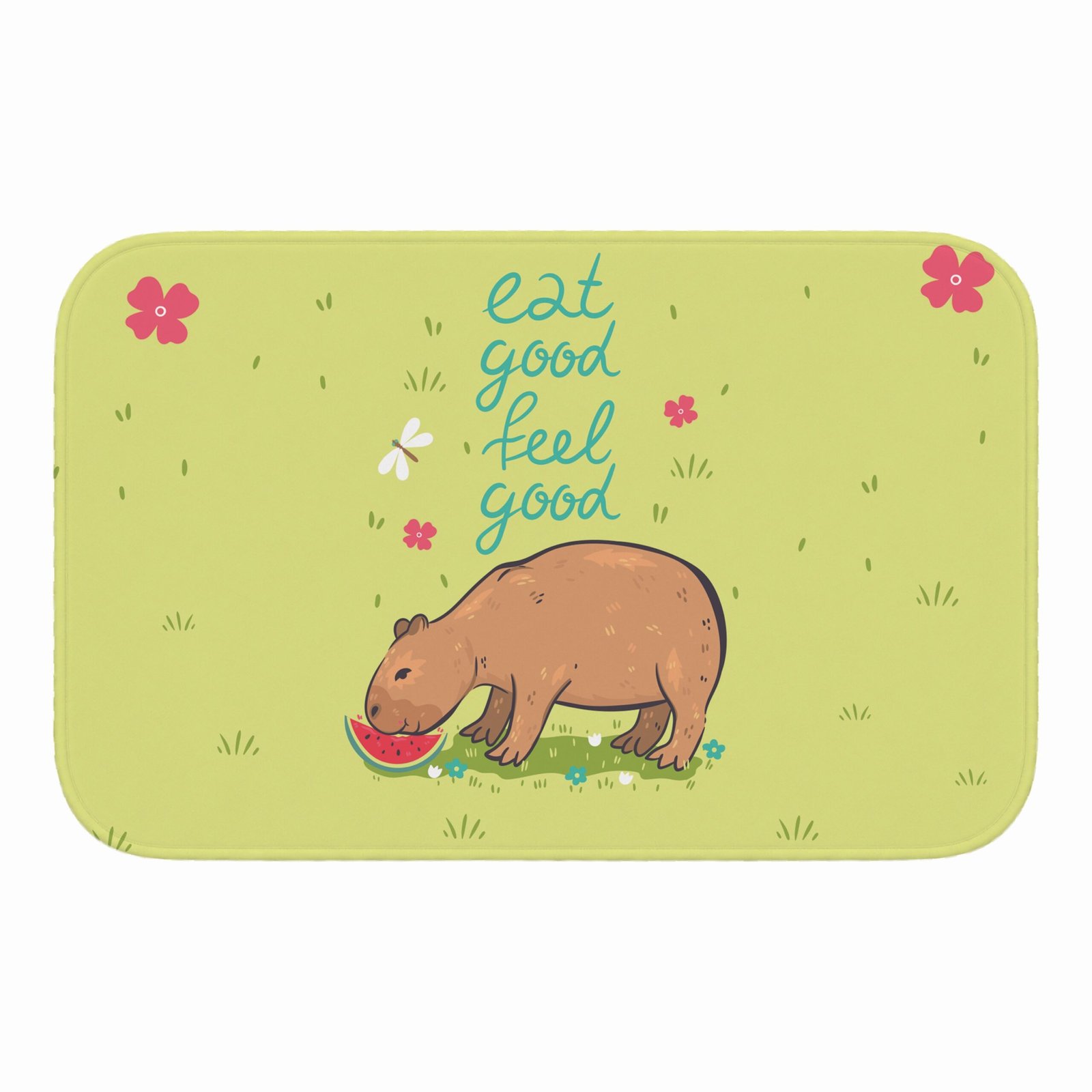 Tapete de Porta 60x40cm – Capivara – Feel Good