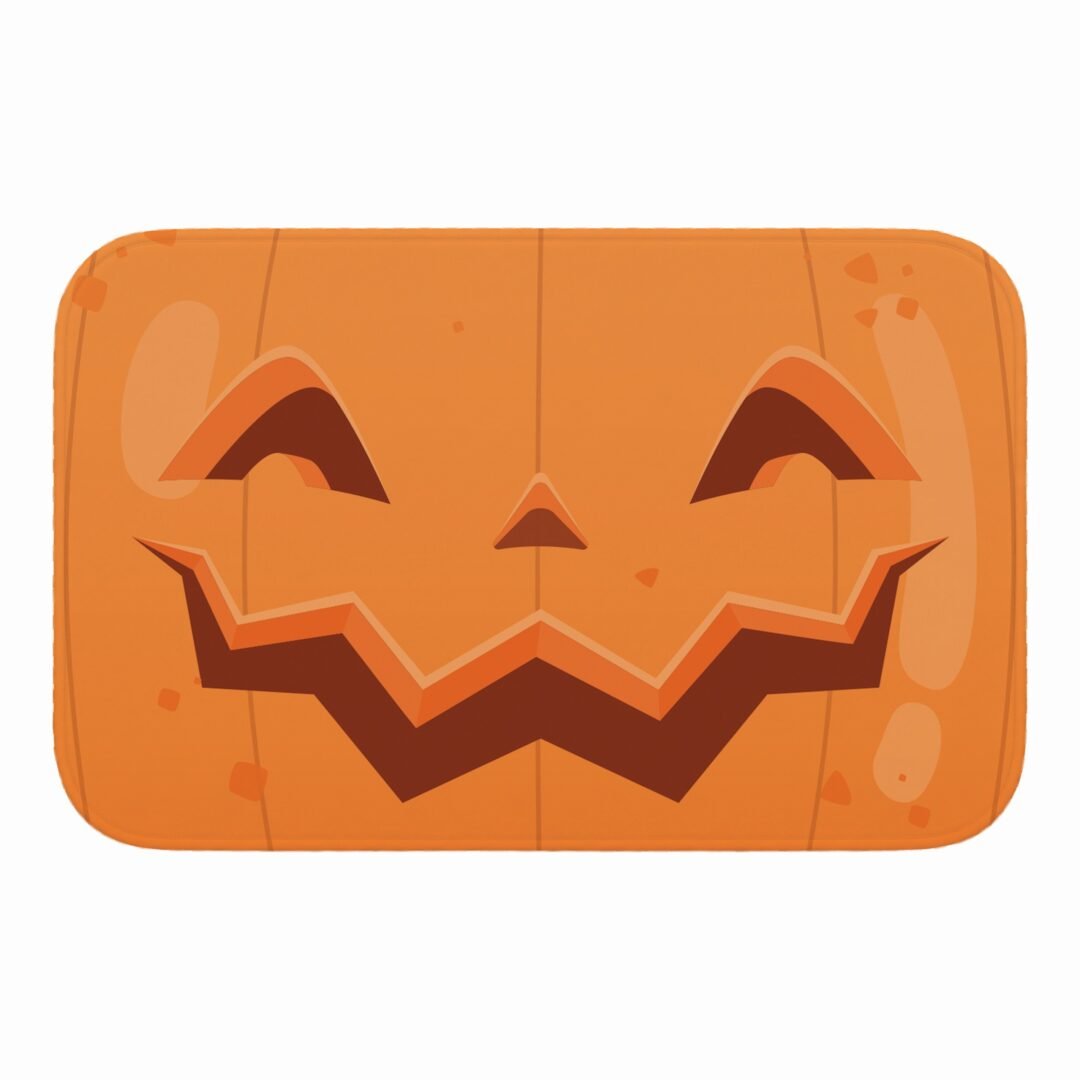 Tapete de Porta 60x40cm - Halloween - Abóbora