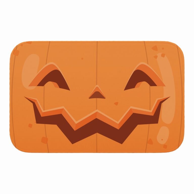 Tapete de Porta 60x40cm – Halloween – Abóbora