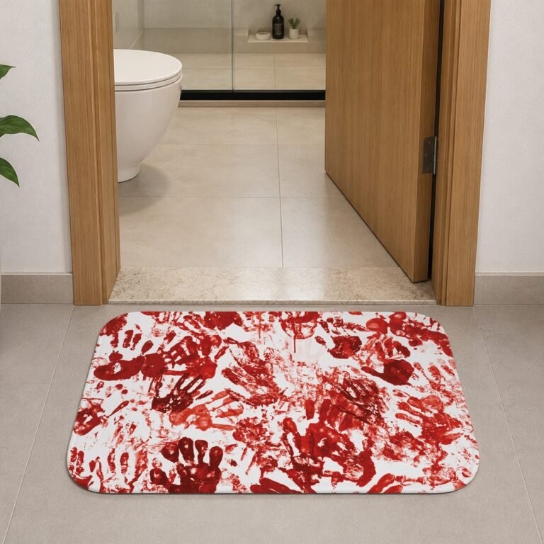 Tapete de Porta 60x40cm – Halloween – Manchas de Sangue