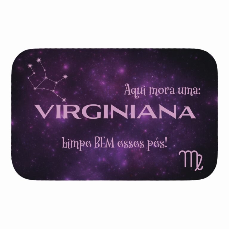 Tapete de Porta 60x40cm – Horóscopo – Feminino – Virgem