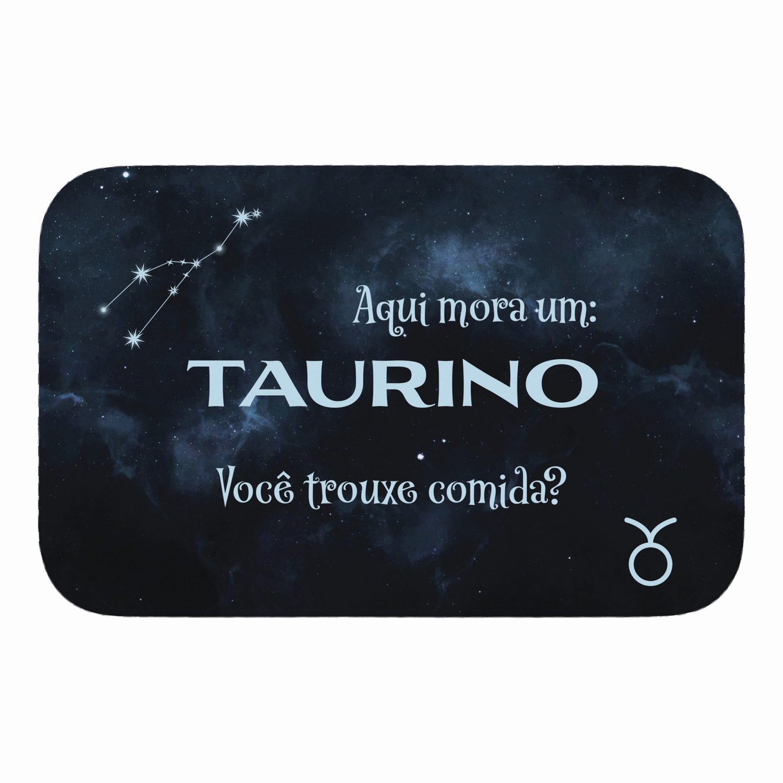 Tapete de Porta 60x40cm – Horóscopo – Masculino – Touro