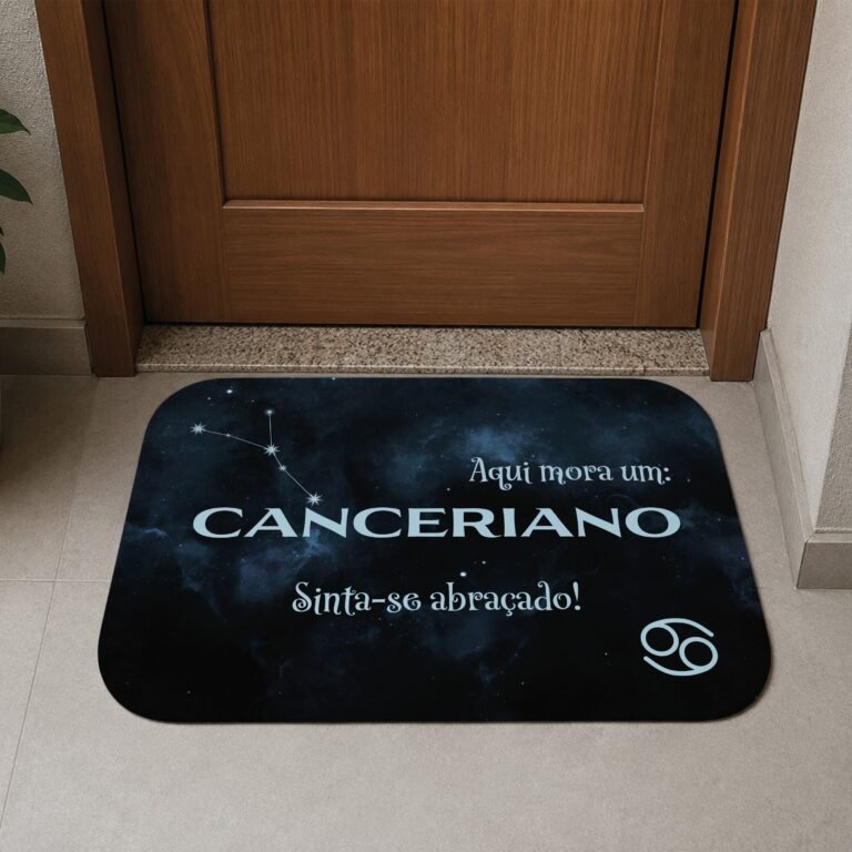 Tapete de Porta 60x40cm – Horóscopo – Masculino – Câncer