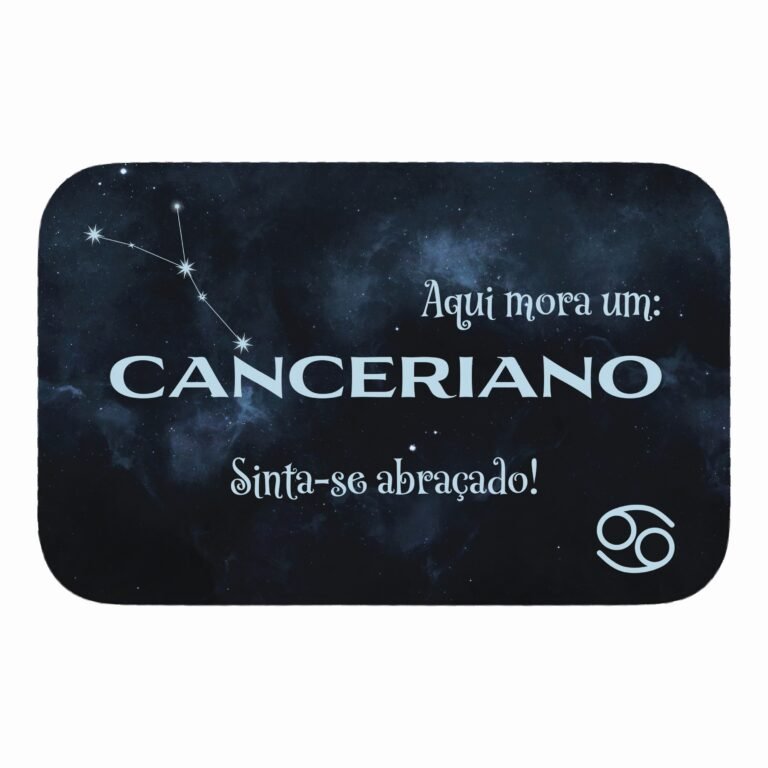 Tapete de Porta 60x40cm – Horóscopo – Masculino – Câncer