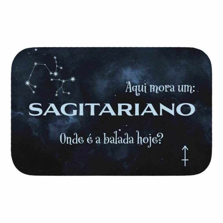 Tapete de Porta 60x40cm – Horóscopo – Masculino – Sagitário