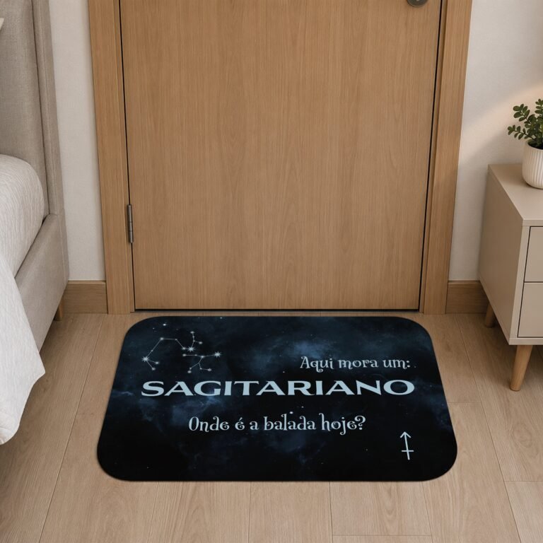 Tapete de Porta 60x40cm – Horóscopo – Masculino – Sagitário
