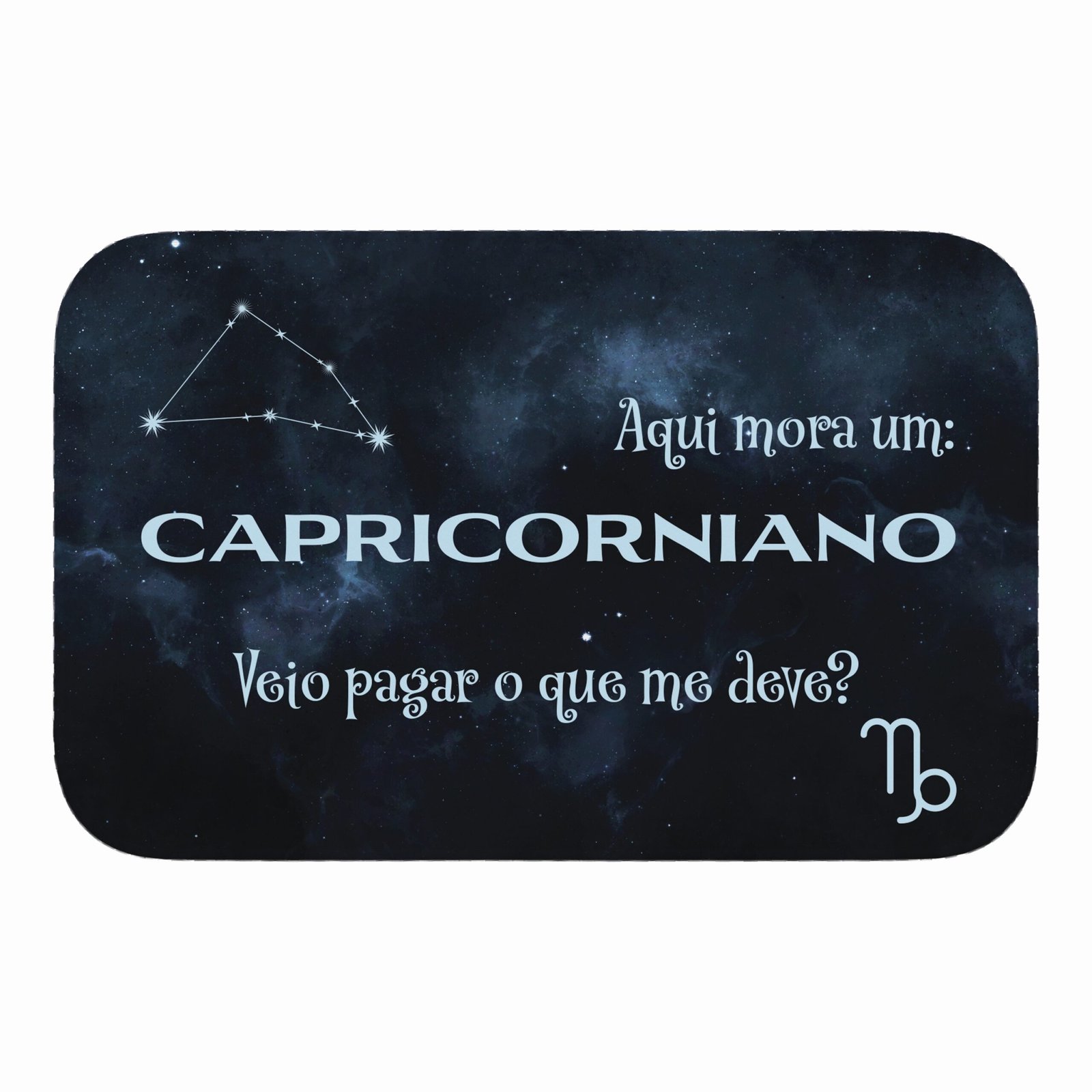 Tapete de Porta 60×40 – Horóscopo – Masculino – Capricórnio