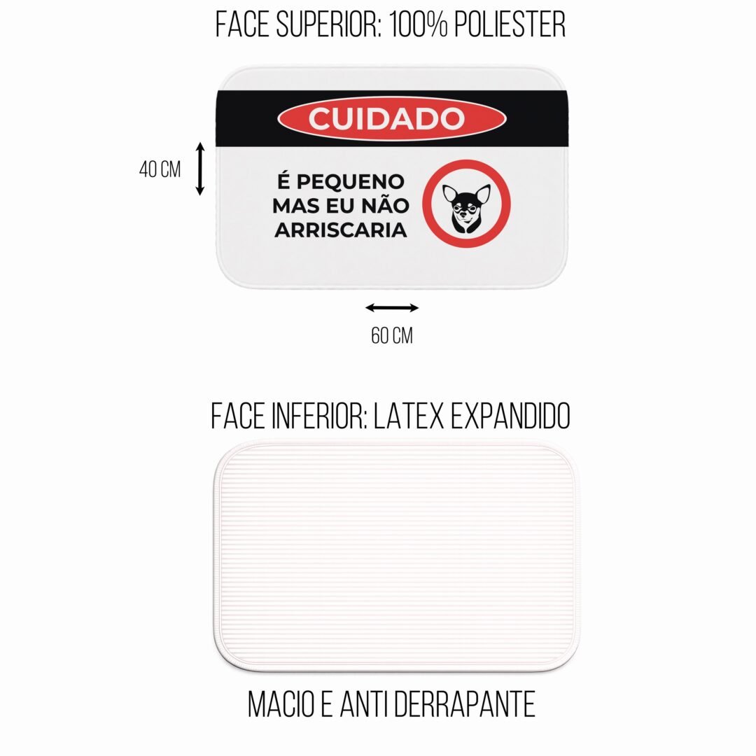 Tapete de Porta 60x40 - Pets - Cuidado - Pinscher