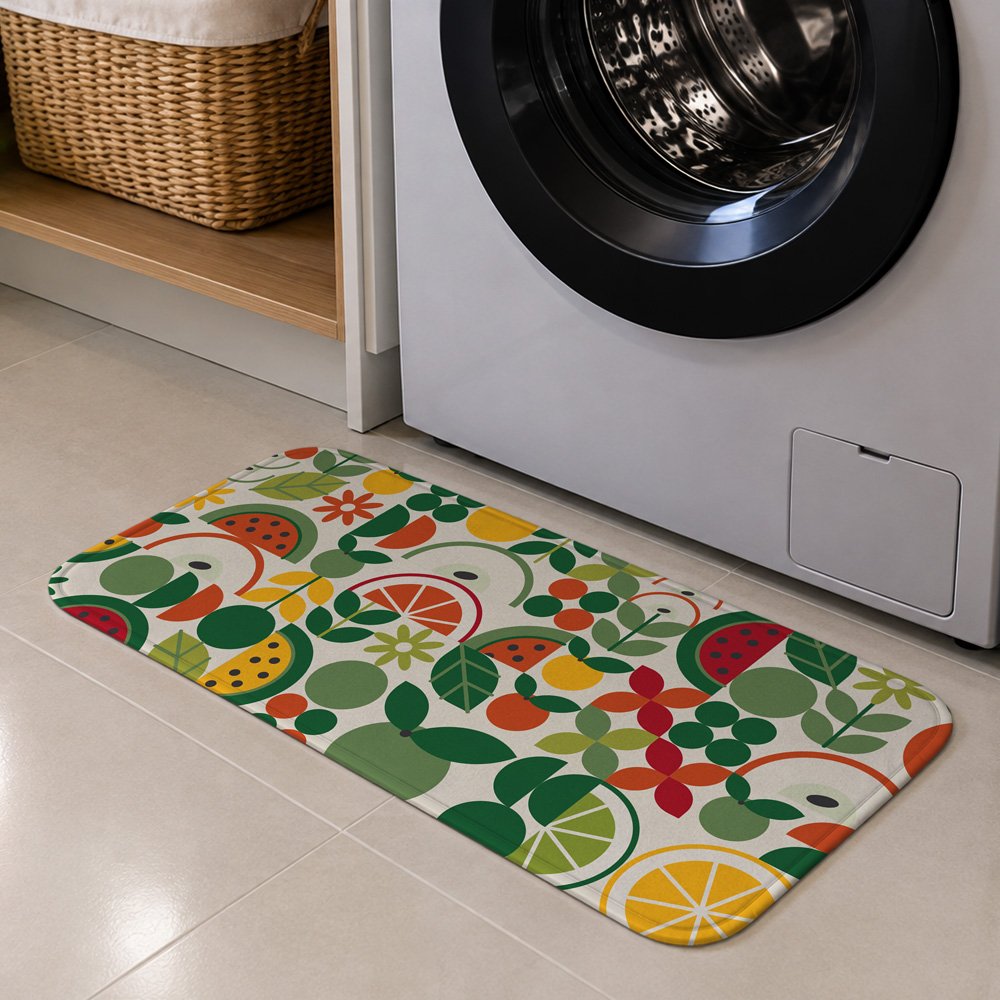 Tapete Multiuso 80x40 - Cozinha - Fatias de Frutas