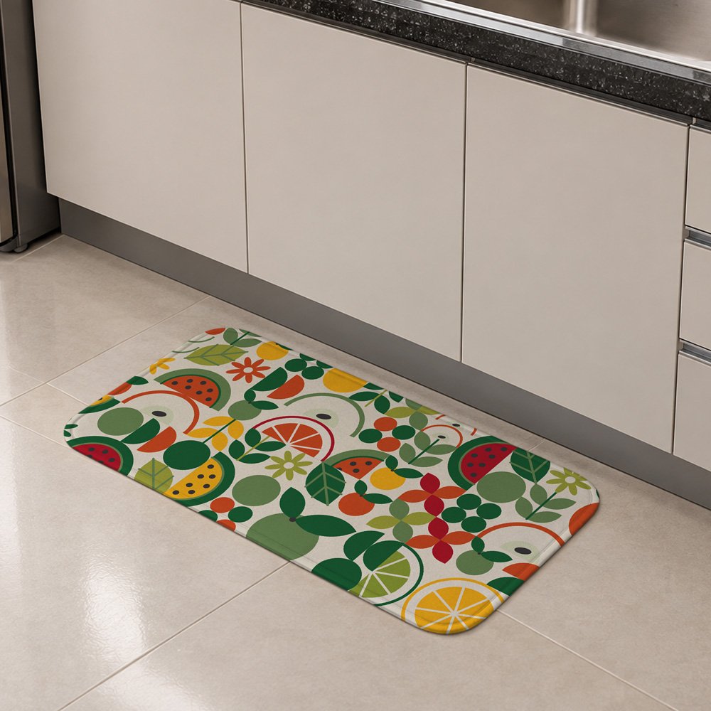 Tapete Multiuso 80x40 - Cozinha - Fatias de Frutas