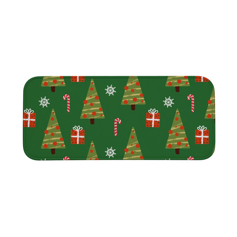 Tapete Multiuso 80x40 - Cozinha - Natal - Árvore e Presentes