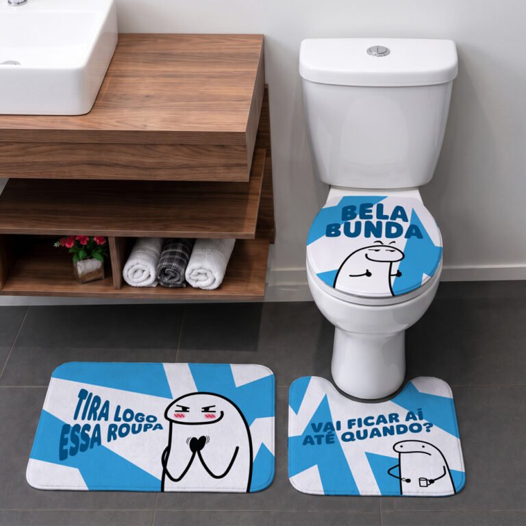 Jogo Tapete Banheiro – 3 peças – Bela Bunda